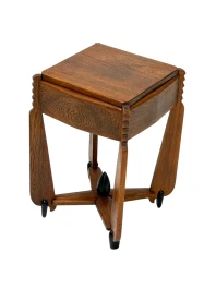 Art Deco Amsterdamse School Side Table by Architect Christiaan Bartels, 1920s